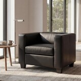 thumbnail of Loungestoel Lille ~ kunstleer, zwart