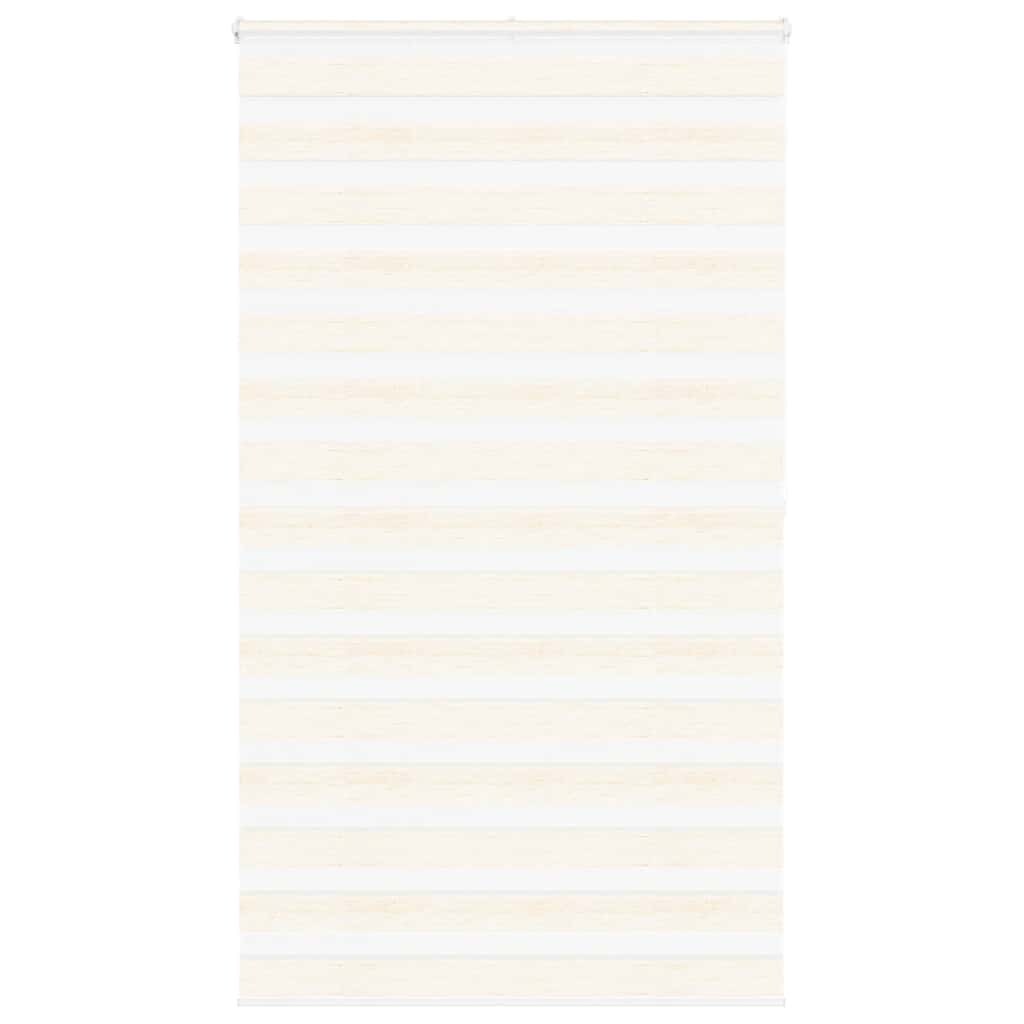 vidaXL Doppelrollo Marmorbeige 120x200cm Stoffbreite 115,9 cm Polyester