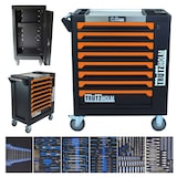 thumbnail of Werkstattwagen 249 tlg. bestückt 97 x 85 x 46 cm  Werkzeugwagen Werkzeugorganisation in orange