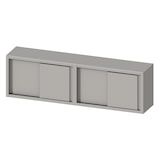 thumbnail of Stalgast Edelstahl Hängeschrank mit Schiebetüren 2000x300x600 mm, verschweißt