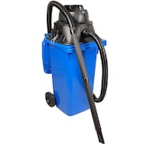 thumbnail of Nass- /Trockensauger/Industriesauger 1100 Watt, mit 120 Liter Behälter (DIN Mülltonne) blau
