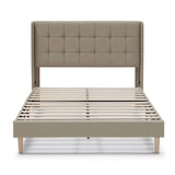 thumbnail of Estructura de Cama tapizada Esther de 30 cm, 150x190 cm, Beige