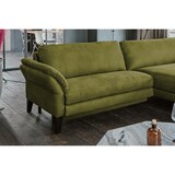 thumbnail of KAWOLA Sofa MALTA Ecksofa Stoff moosgrün mit motorischer Relaxfunktion Recamiere rechts