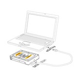 thumbnail of Delock 3,5" Wechselrahmen SATA 3Ѕ > 1x 2Ѕ SATA