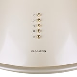 thumbnail of Klarstein Lumio Primo Retro-Dunstabzugshaube 60cm 490 m³/h LED-Leuchten Nickel-Metallic