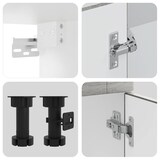 thumbnail of vidaXL 11-tlg. Küchenschrank-Set Porto Grau Sonoma Holzwerkstoff