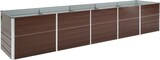 thumbnail of vidaXL Garten-Hochbeet Verzinkter Stahl 400x80x45 cm Braun