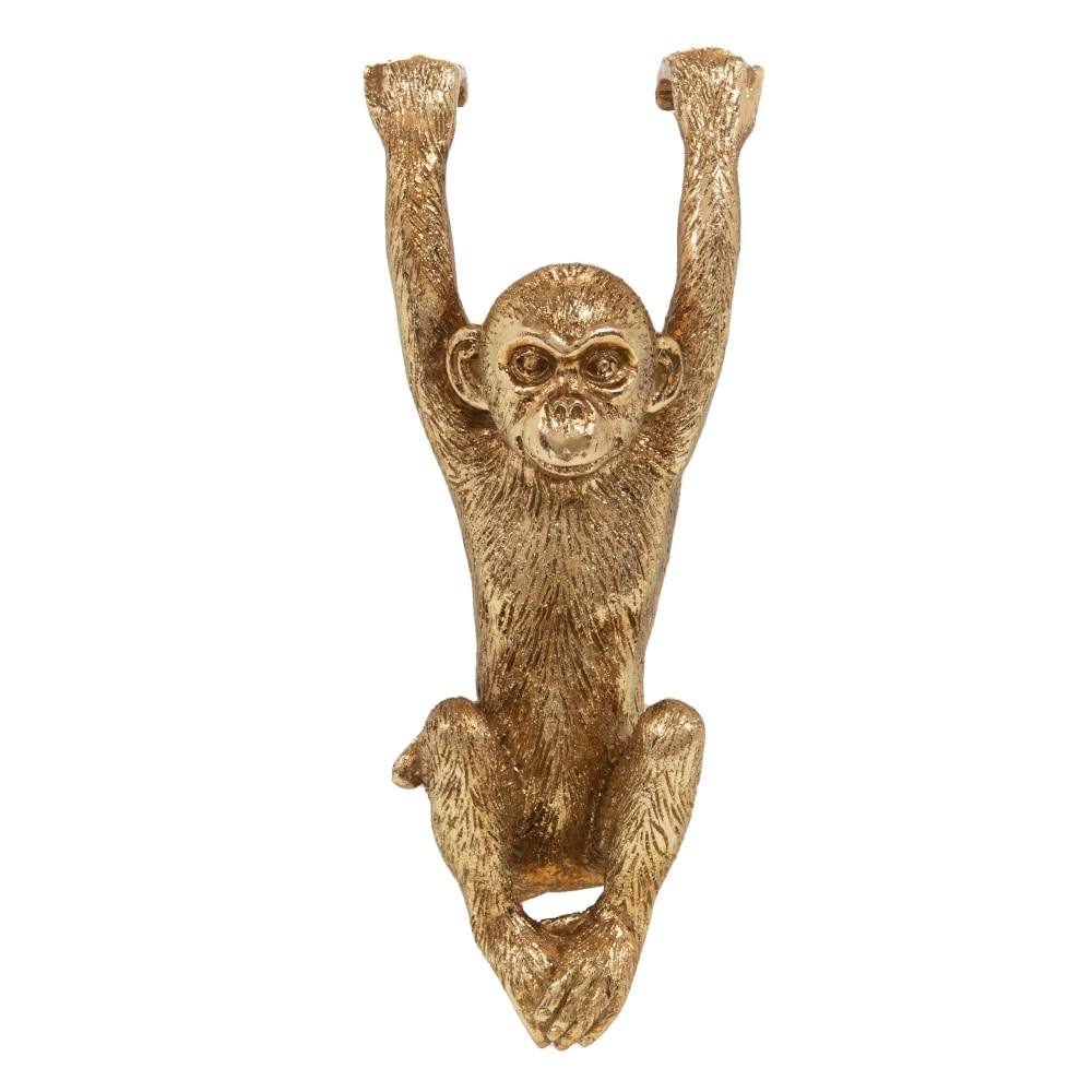 Affe zum Aufhängen vergoldet - Anderes Amadeus-Harz 17.5x6 cm