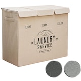 thumbnail of Cesto Biancheria Sporca 3 Scomparti - 84L Cesta Portabiancheria con Coperchio