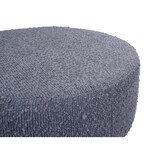 thumbnail of Conjunto de 2 bancos HWC-C22, banco de maquilhagem, giratório regulável em altura Ø 37cm tecido bouclé 450g/m² FSC® ~ cinzento escuro