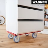thumbnail of WAGNER Transporthilfe ANTI-RUTSCH - 57,5 x 30 x 14 cm, Bespannung&Rollen ultrasoft Ø 100 mm, Tragkraft 400 kg - 20139601