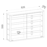thumbnail of VCM  Vitrosa  H. 60 x B. 83 x T. 18 cm