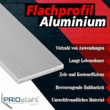 thumbnail of PRIOstahl Flachprofil Aluminium Flachstange Flachmaterial Aluprofil 30x3mm 2 Meter Schweißbar Alu