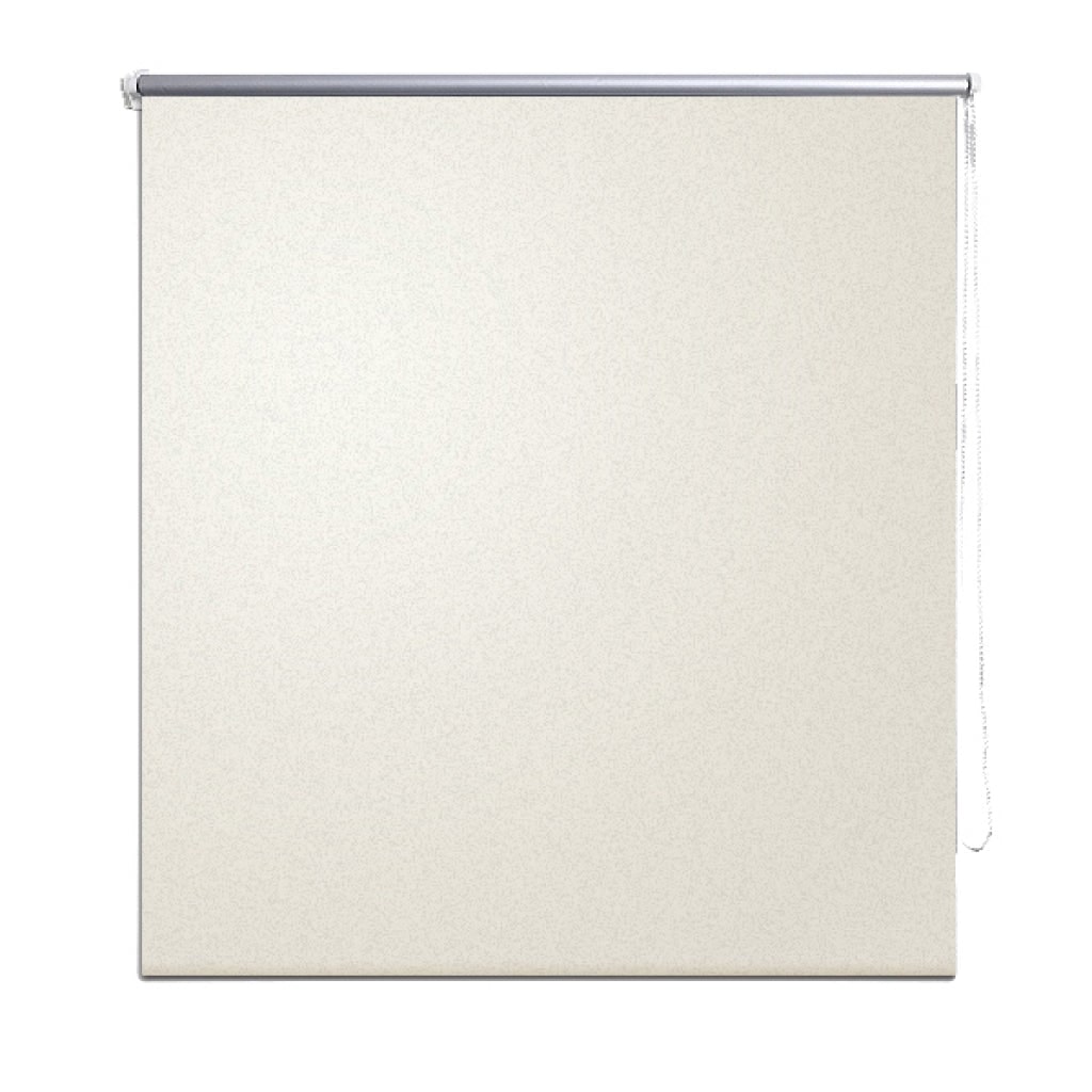 Helloshop26 - Persiana enrollable opaca color crema de 40 x 100 cm cortina para ventana persiana de privacidad 4102124