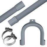 thumbnail of Set Ablaufschlauch 4m 19/22mm 2x Schellen, 1x Haltebogen für Waschmaschine