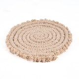 thumbnail of Bazar Bizar Onderzetter van katoen 12x12 cm beige