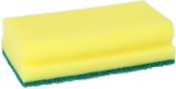 thumbnail of 42 Topfreiniger, Schwamm Jumbo eckig 4,1 cm x 14,8 cm x 8,5 cm gelb/grün mit Griffrille, kratzend