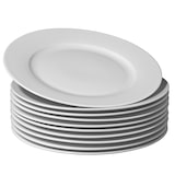 thumbnail of METRO Professional Plato llano Fine Dining, porcelana, Ø 27 cm, blanco, 6 unidades