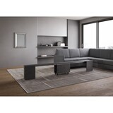 thumbnail of Consolle allungabile 90x42/302 cm Evolve Antracite Spatolato con panca inferiore