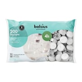 thumbnail of Bougies chauffe-plat professionnelles 4 heures (lot de 200) - 210 x 385 x 85 mm - BOLSIUS