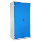 thumbnail of CEHA Stahlakten- und Werkstattschrank mit 100 cm Breite und 60 cm Tiefe verzinkte Fachböden mit Türen in RAL5012 (lichtblau)