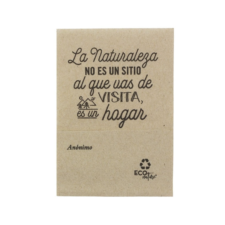 MONOUSO - Tovagliolo da Bar di Carta 17x17cm “Frasi” Kraft (200 Pezzi)