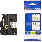 thumbnail of Schriftband TZe-S261 (extra st.) Schwarz auf Weiß 36mm x 8m