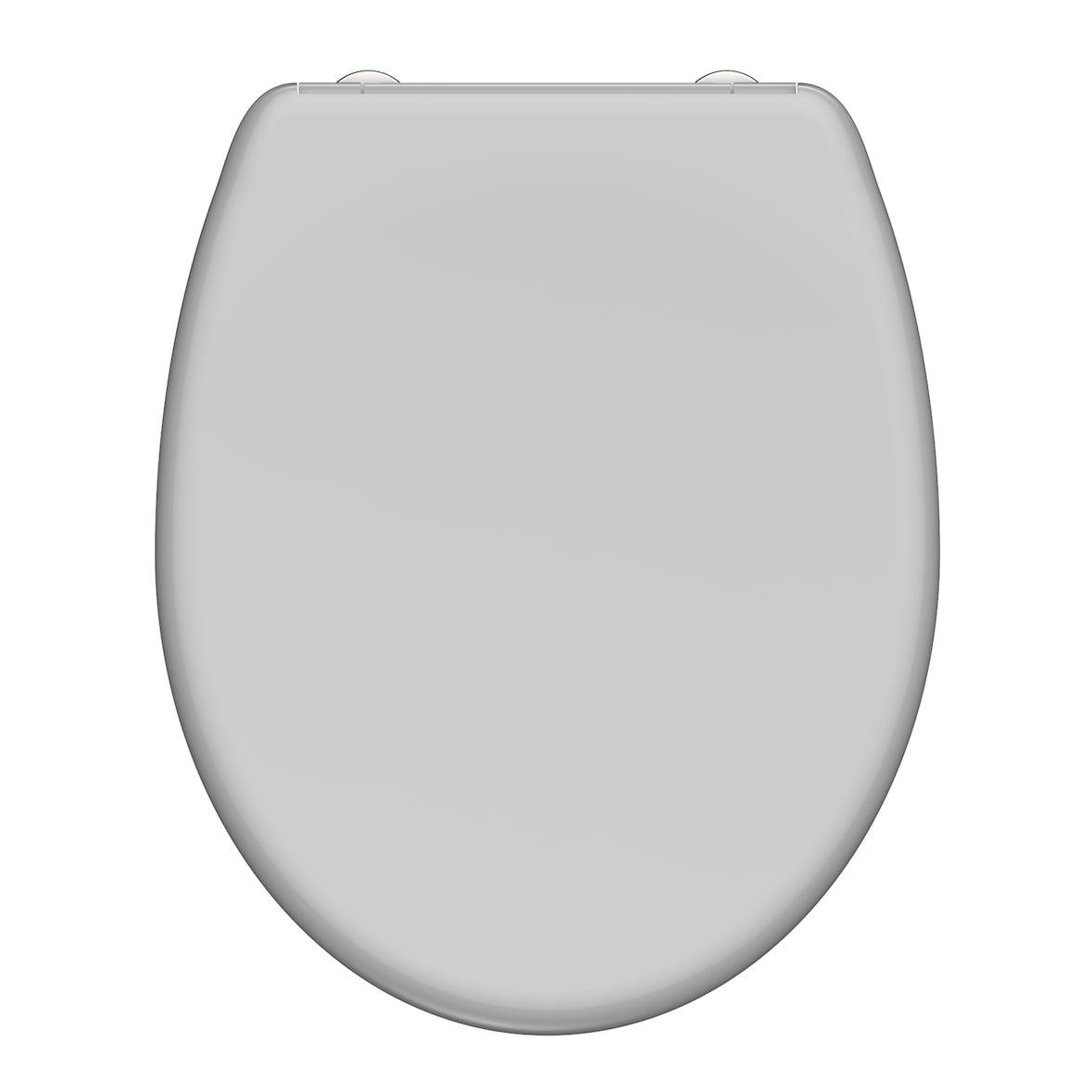 WC Sitz GREY, Duroplast Toilettendeckel mit Absenkautomatik und Schnellverschluss, Klobrille, Klodeckel, Toilettensitz