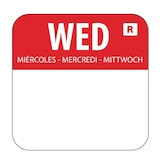 thumbnail of Vogue Farbcode Sticker Mittwoch rot