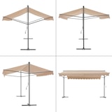 thumbnail of Helloshop26 - Toldo autoportante de doble vertiente 400 x 300 x 260 cm arena 03_0008295