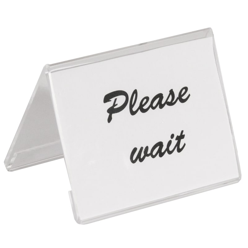 Contacto Acryl Aufsteller 10,5 x 8 cm