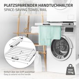 thumbnail of ML-Design Zwischenbaurahmen Weiß 60,5x54,5 cm | Wäscheleine, Stahl, Handtuchhalter, Zwischenrahmen