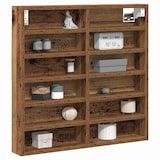 thumbnail of vidaXL Vitrinekast met plank Oudhout 60 x 8,5 x 58 cm Bewerkt hout