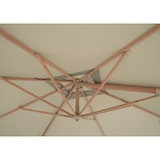 thumbnail of METRO PROFESSIONAL Vierkante parasol in hout-look, aluminium, 3 x 3 m, waterafstotend, humus