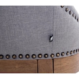 thumbnail of Banco de bar Lakewood em tecido, luz antiga cinza claro