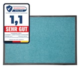thumbnail of Schmutzfangmatte "Monochrom" - Teppich für Eingangsbereiche / 200 x 400 cm (Türkis)