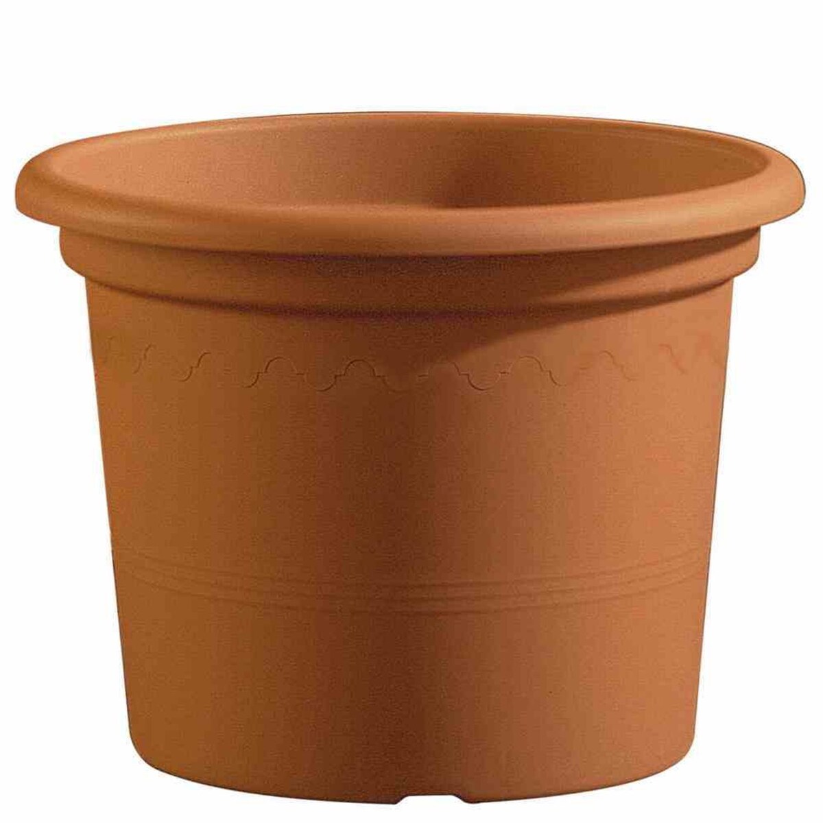euro3plast Kübel GEO Ø 20 cm terracotta rund Terracotta 20