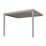 thumbnail of Weide Deluxe | Wand Pergola | Voll Aluminium | 3 x 3,6 M | Lamellendach Ivory Sand