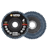 thumbnail of Disque à lamelle Diamètre 115 mm Alésage 22,5 mm - G100 flexible zirconium VITO