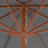 thumbnail of vidaXL Parasol met houten paal 300 cm antraciet