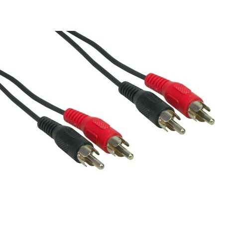 e+p B 33/5 Audio-Kabel 5 m 2 x RCA Schwarz