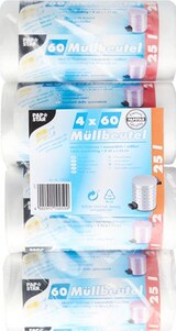thumbnail of PAPSTAR 960 Müllbeutel, HDPE 25 l 52 cm x 50 cm transparent