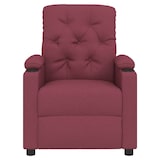 thumbnail of vidaXL Massagesessel Weinrot Stoff