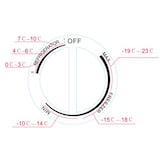 thumbnail of 2-in-1-Gefrier- und Kühlschrank, Mini-Gefrierschrank, Klasse E, 31 l, kompakt, 48 x 45 x 51 cm (L x T x H)