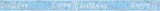 thumbnail of Banner blau & silber Zahl 70