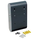 thumbnail of PROBBAX - AT-0202-DGRY - Cenicero de exterior para pared rectangular 1,5 L - 15,2 x 6,4 x 25,5 cm - Gris oscuro