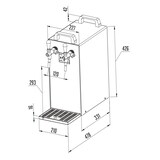 thumbnail of Komplett Set - Zapfanlage, Bierzapfanlage - Kontakt 40 2-leitig Trockenkühler, Durchlaufkühler 50 L/h, Zapfkopf:Flach,Zapfkopf 2:NC Adapter