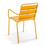 thumbnail of Fauteuil de terrasse en métal jaune  - Oviala