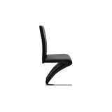 thumbnail of vidaXL Eetkamerstoelen 2 st kunstleer zwart