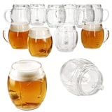thumbnail of 12x Football Biergläser 0,5L geeicht Pille-Relief 12 Personen Bierkrüge aus Glas